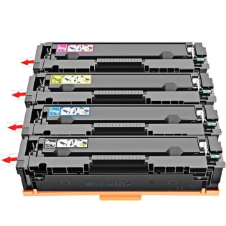 HP 206A Toner Cartridge Full Set - Black + Cyan + Magenta + Yellow