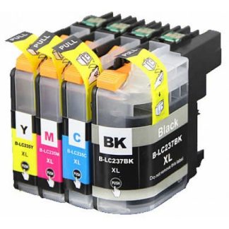 Brother LC235XL / LC237XL Ink Cartridge Set (BK+C+M+Y) - Professional Recommended