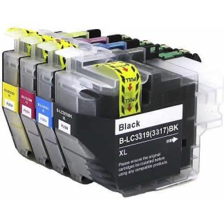 Brother LC3319XL Ink Cartridge Set (BK+C+M+Y) - Professional Recommended