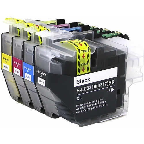 Brother LC3319XL Ink Cartridge Set (BK+C+M+Y) - Professional Recommended