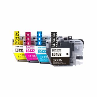 Brother LC432 Ink Cartridge Set (BK+C+M+Y) - Professional Recommended
