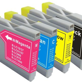 Brother LC57 Ink Cartridge Set (BK+C+M+Y) - Professional Recommended
